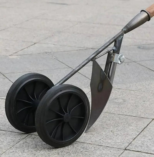 Garden Tool Supporter with Double Wheels