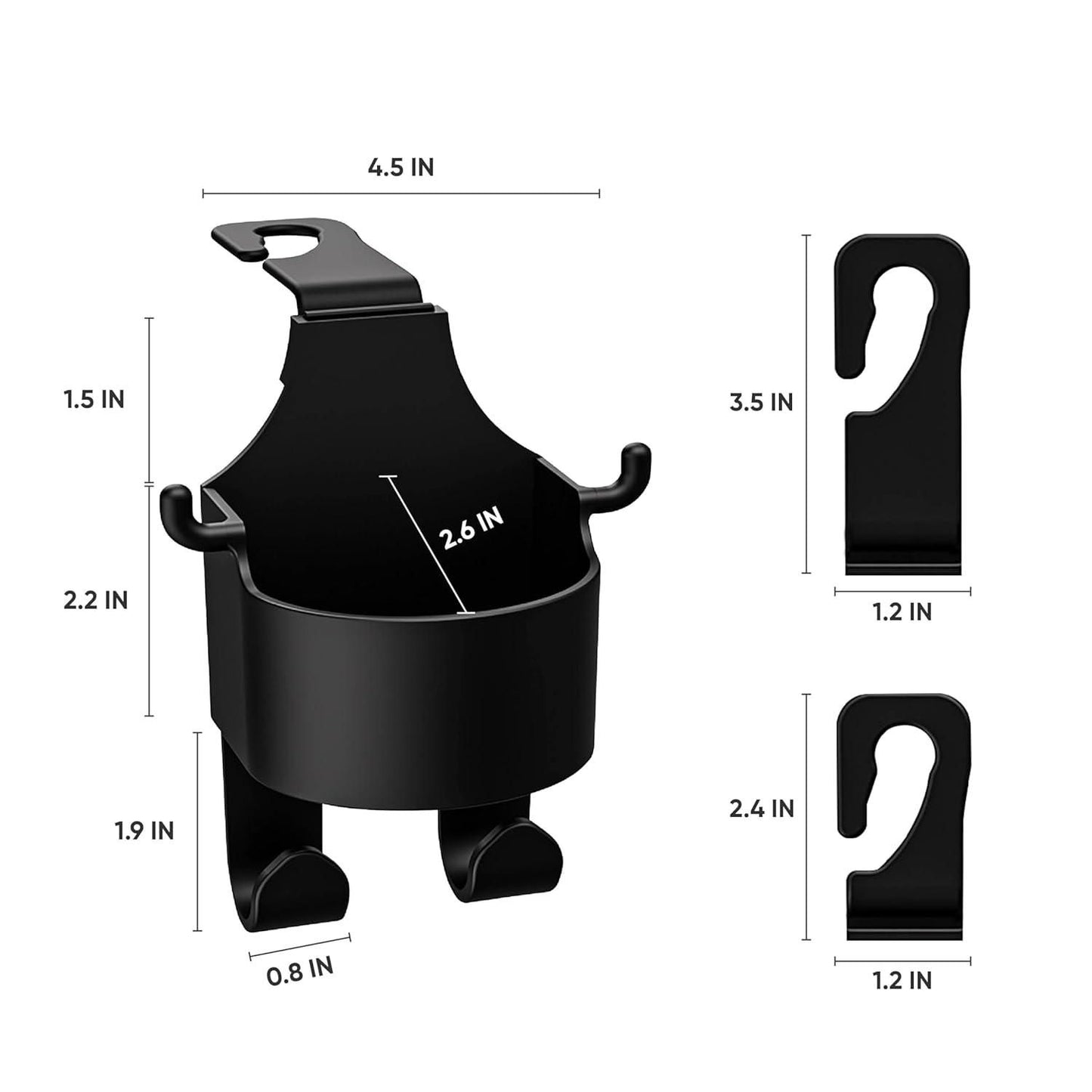 Car Holder Hook Pack of 2